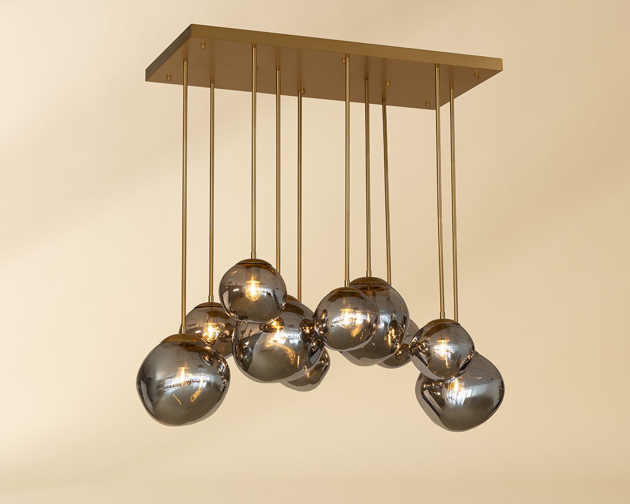 Dionis Chandelier - Rectangular Grey - Image 5