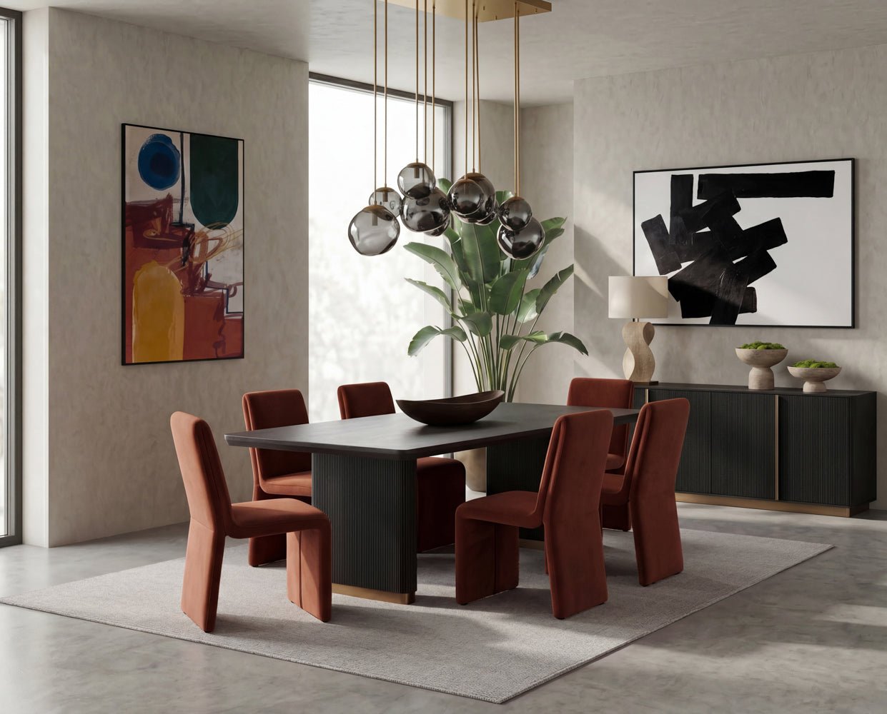 Dionis Chandelier - Rectangular Grey - Image 4