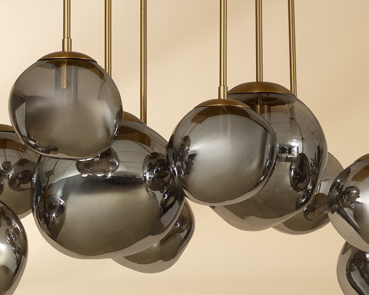 Dionis Chandelier - Rectangular Grey - Image 7
