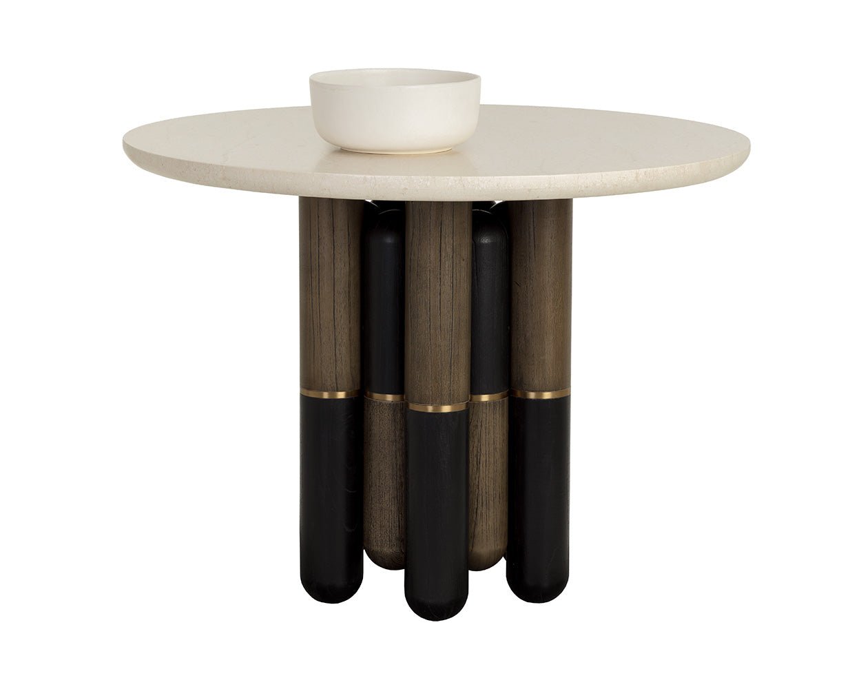 Yanna Dining Table - 39.5" - Round Cream - Image 3