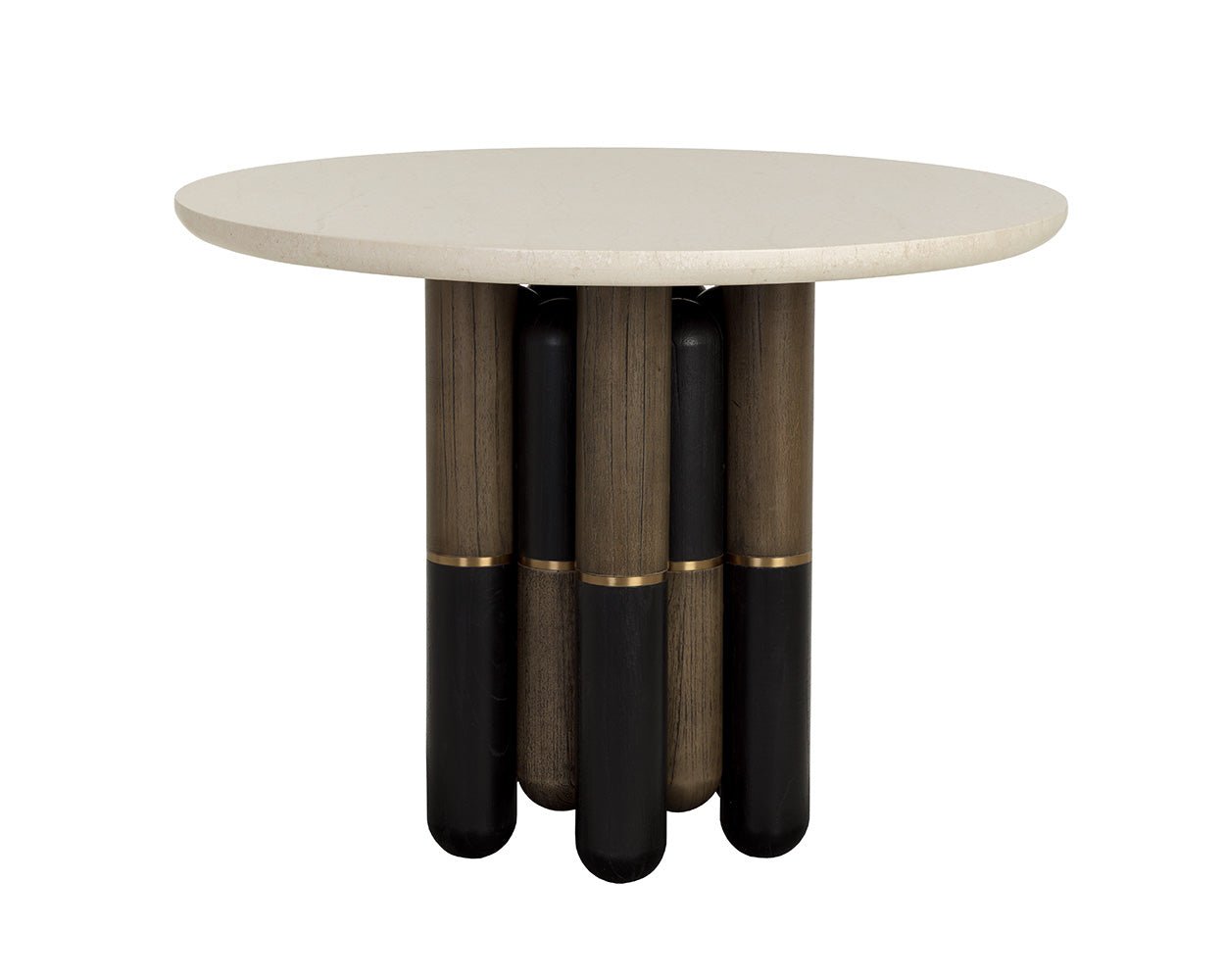 Yanna Dining Table - 39.5" - Round Cream - Image 4