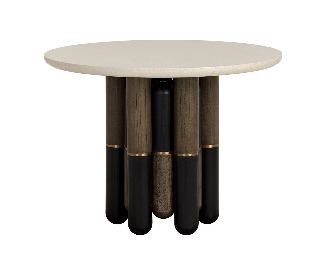 Yanna Dining Table - 39.5" - Round Cream - Image 5