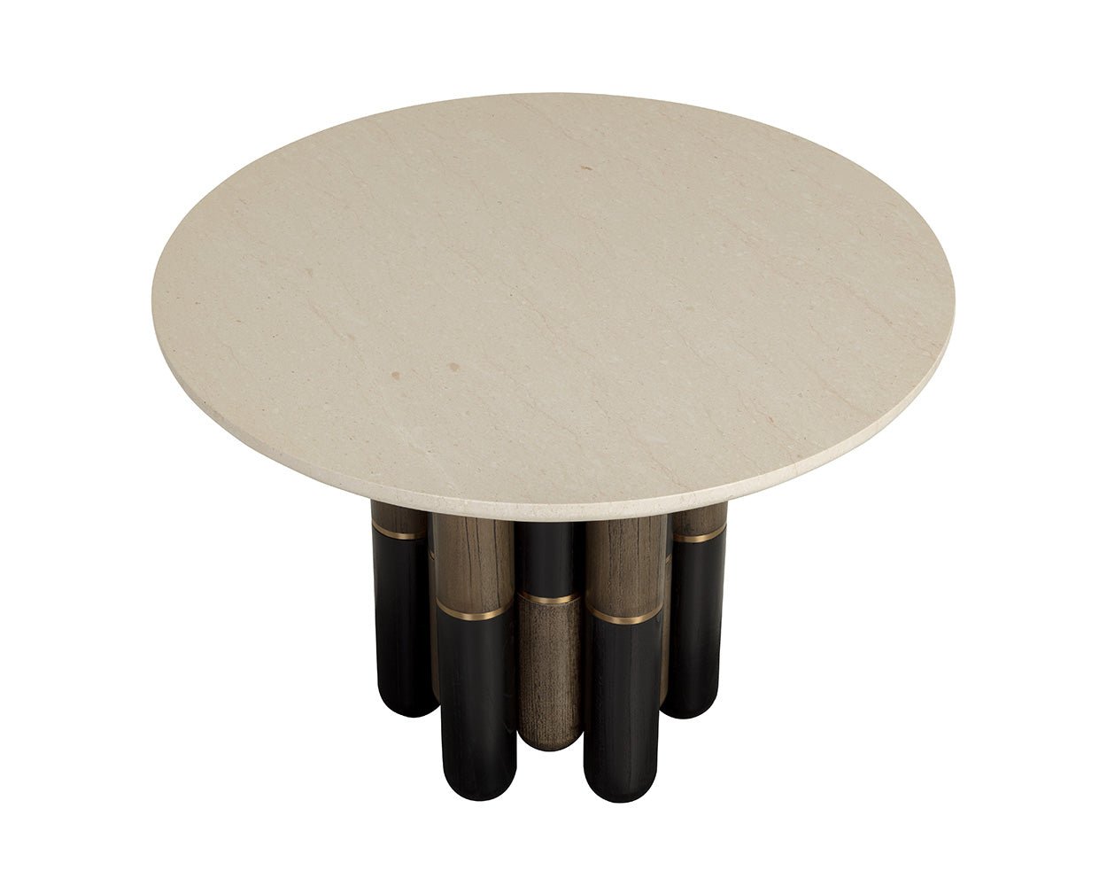 Yanna Dining Table - 39.5" - Round Cream - Image 6