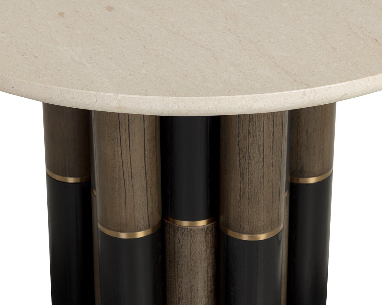 Yanna Dining Table - 39.5" - Round Cream - Image 7