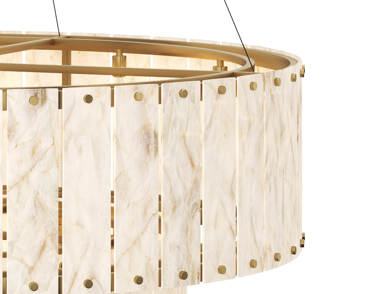 Apsara Chandelier Alabaster - Image 7