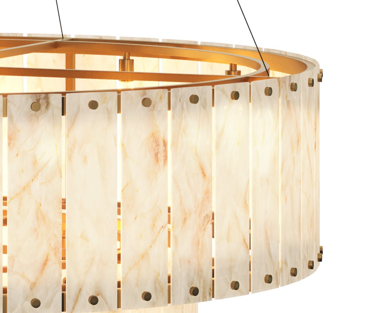 Apsara Chandelier Alabaster - Image 8