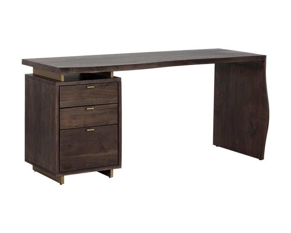 Lewis Desk Dark Brown - Image 3