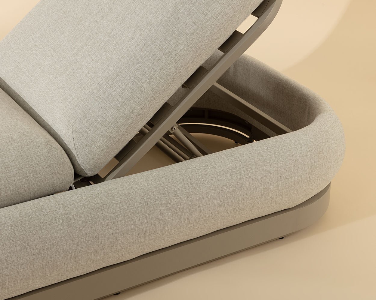 Sonora Lounger Gracebay Light Grey - Image 4