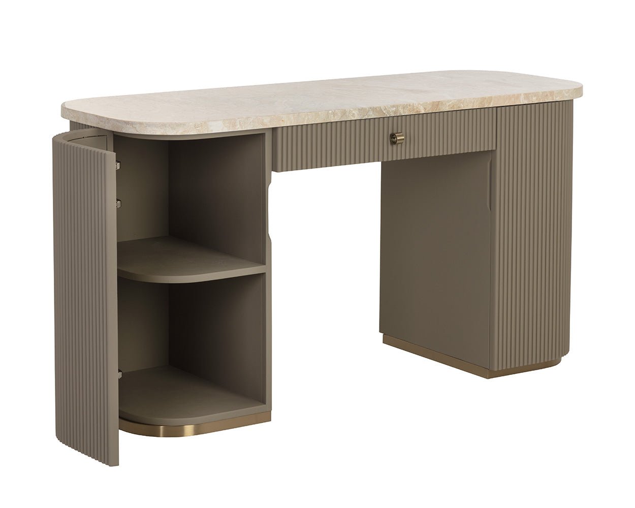 Cataldi Desk Taupe - Image 9