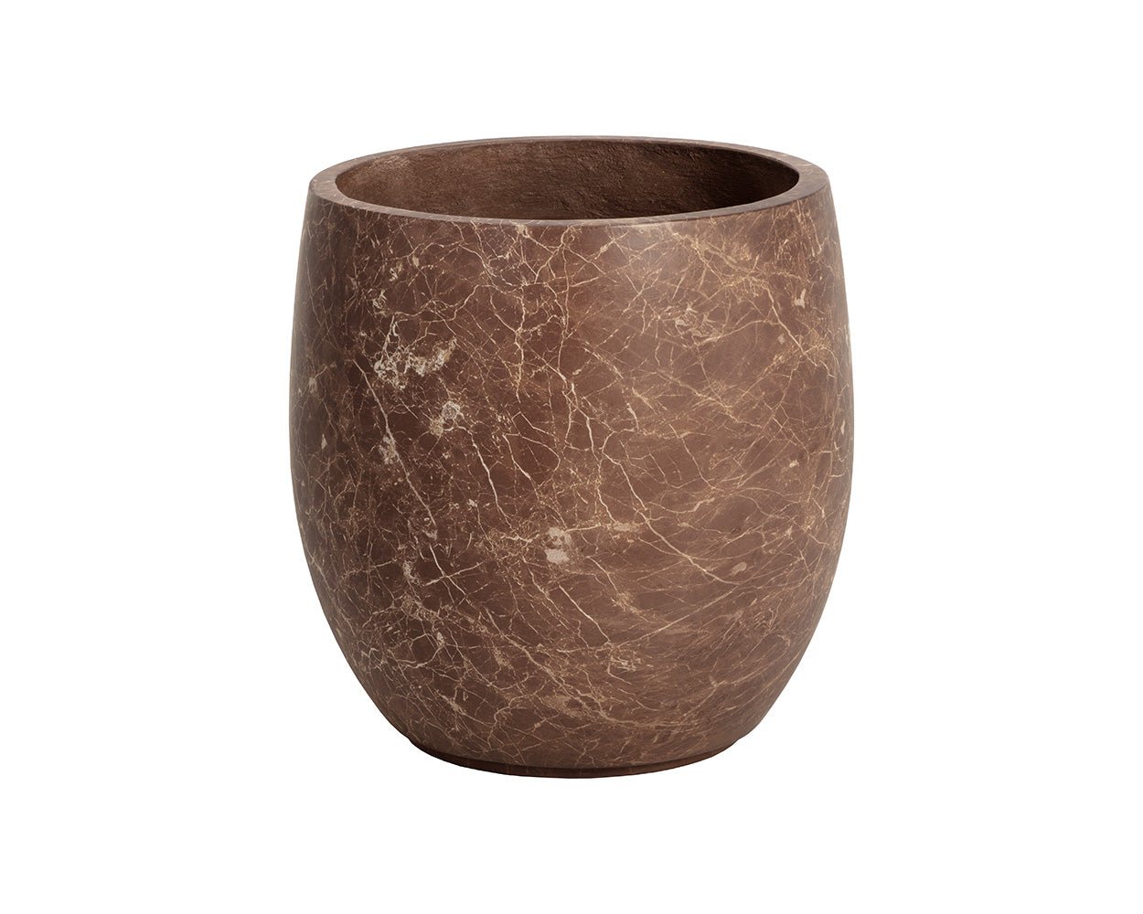 Aster Planter - Small Mocha Marble Look - Image 4