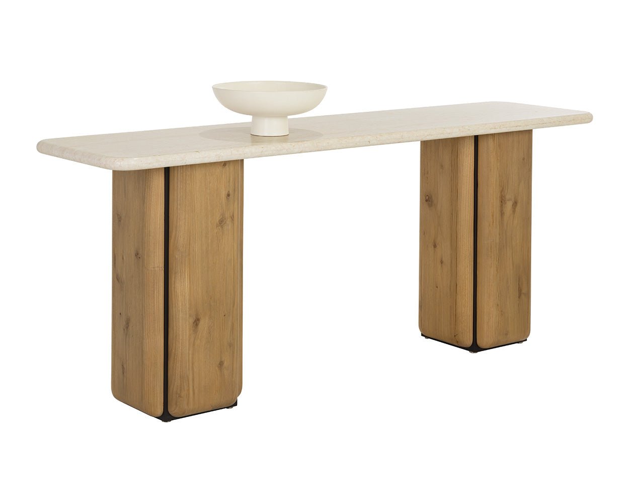 Zeno Console Table Medium Brown - Image 4