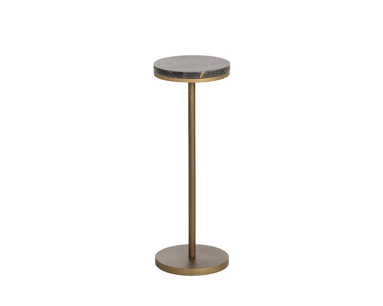 Ivor End Table Bronze Marble - Image 4