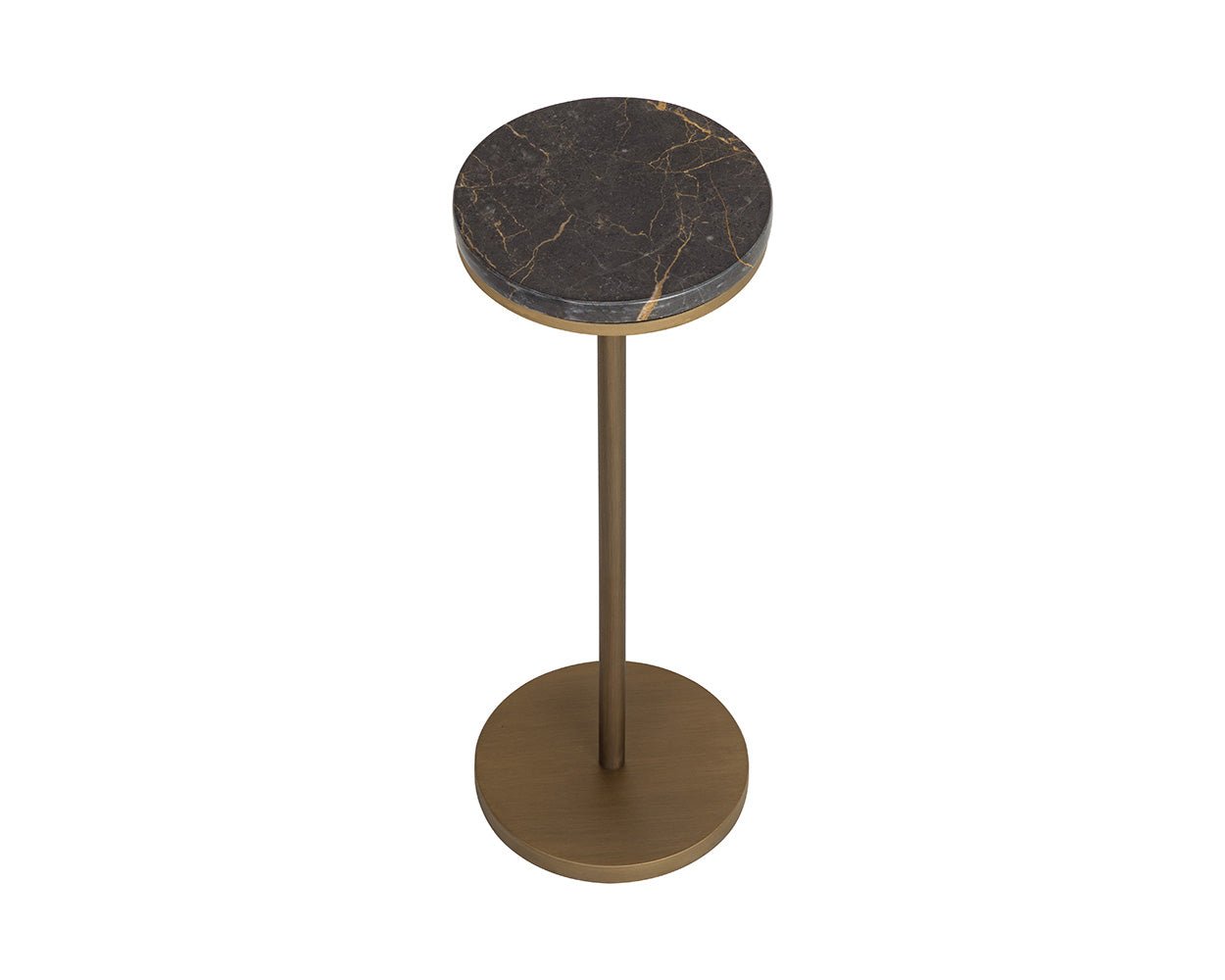 Ivor End Table Bronze Marble - Image 5