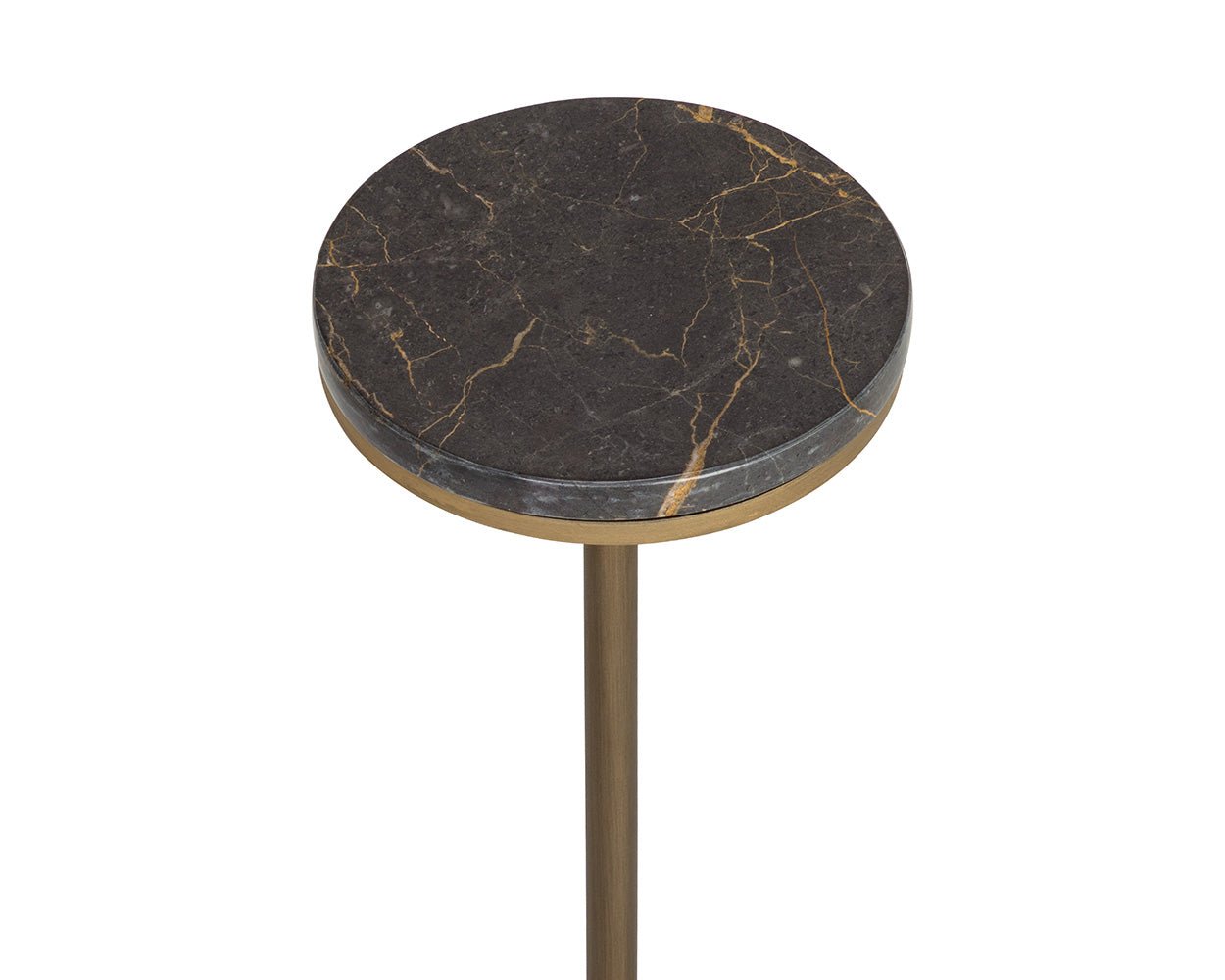Ivor End Table Bronze Marble - Image 6