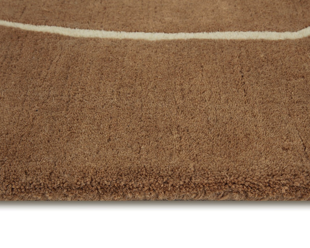 Tilda Hand -tufted Rug - Brown / Cream Brown 8' X 10' - Image 6