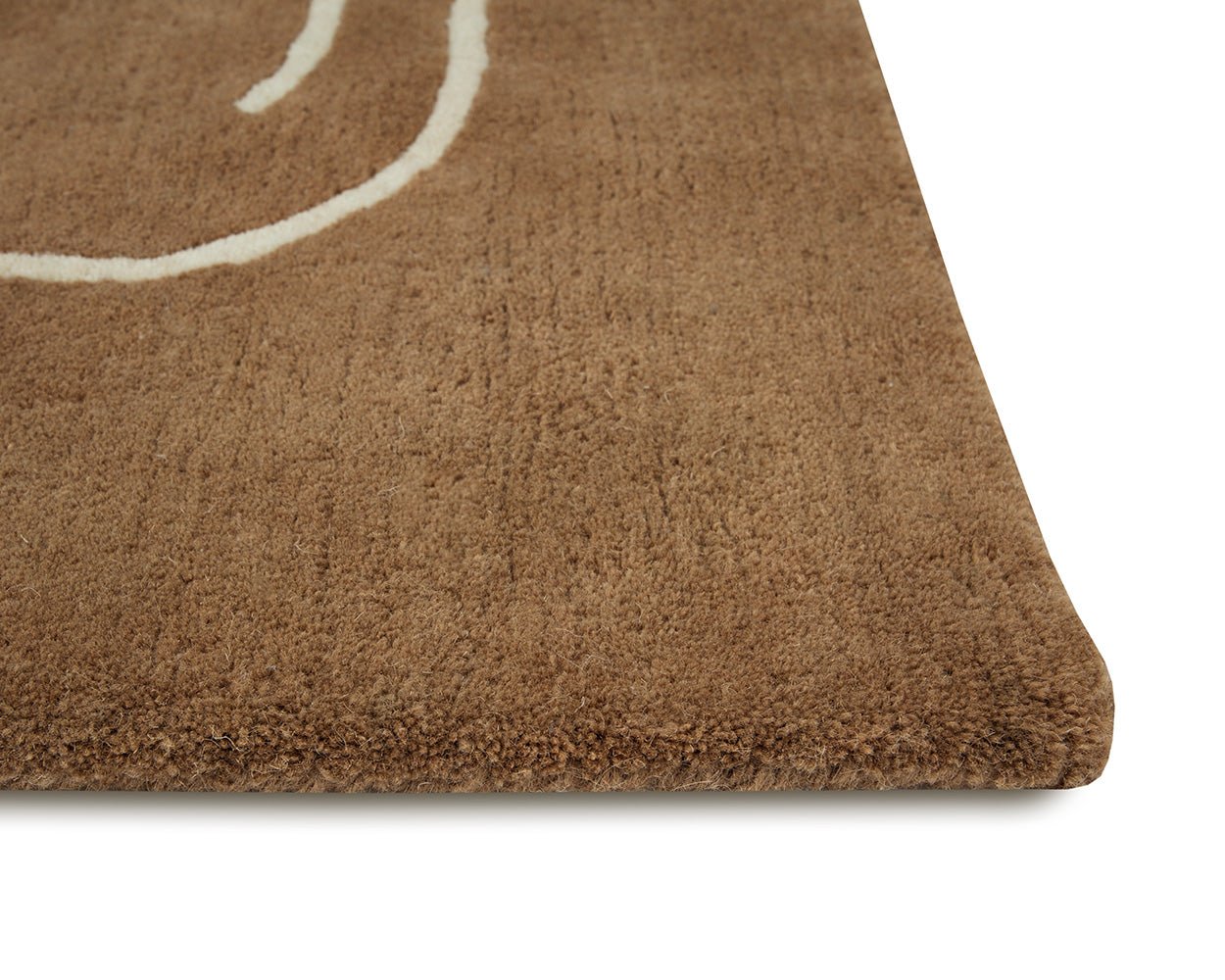 Tilda Hand -tufted Rug - Brown / Cream Brown 9' X 12' - Image 4