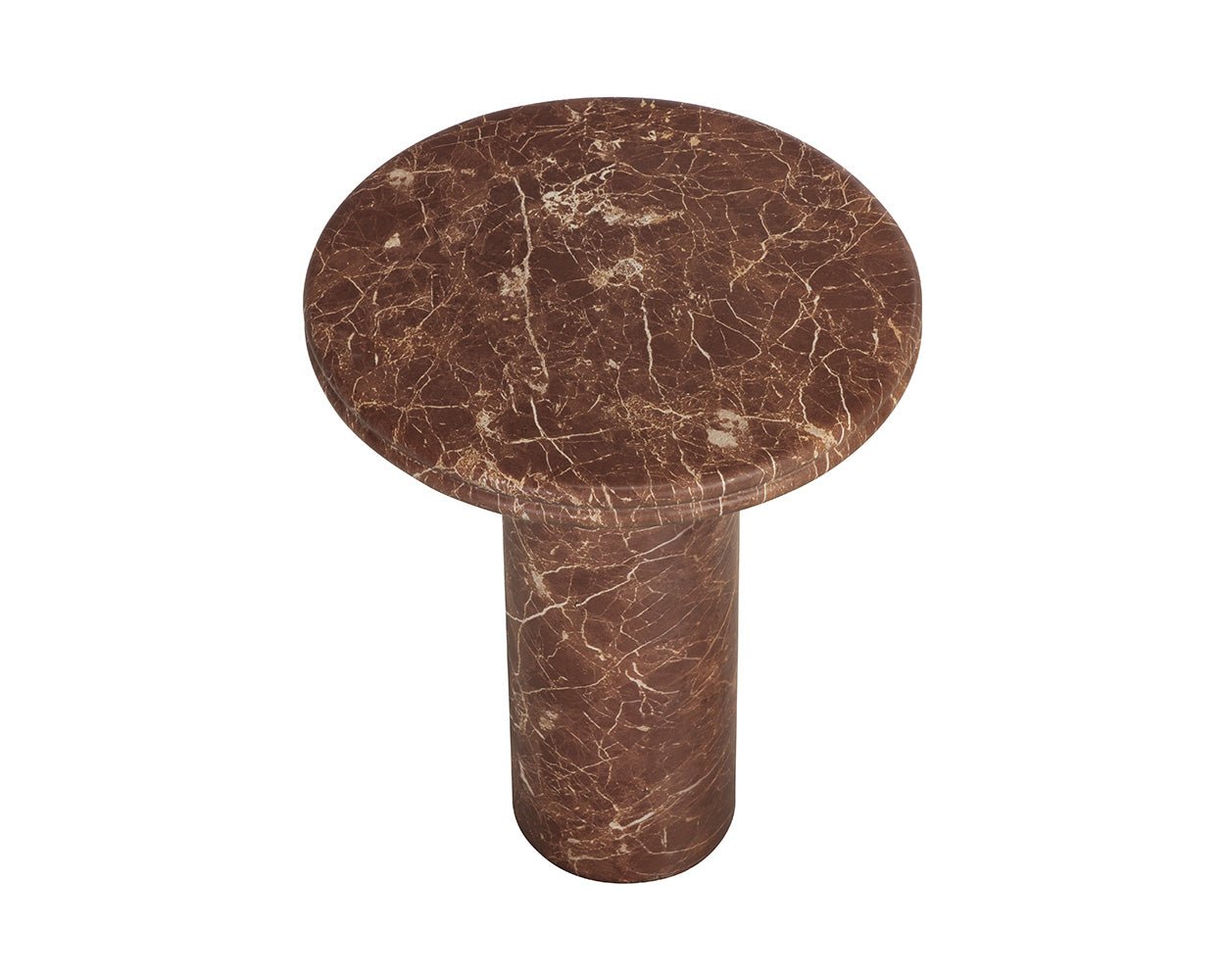 Bastion End Table - Marble Look Mocha Marble Look - Image 6