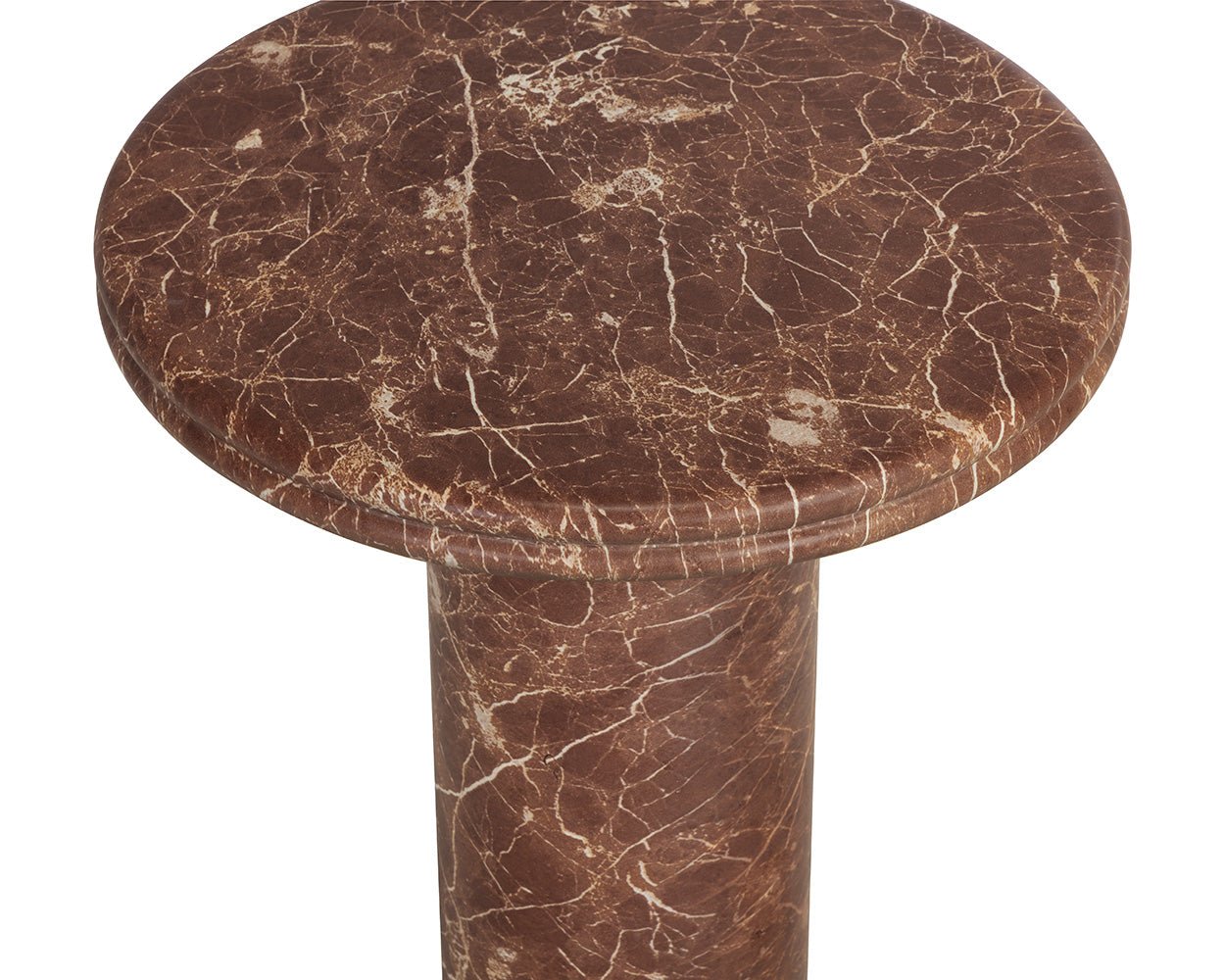 Bastion End Table - Marble Look Mocha Marble Look - Image 7