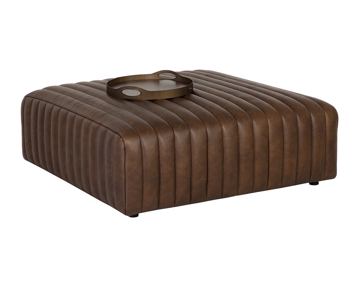 Lewin Ottoman - Square Eastwood Saddle - Image 4