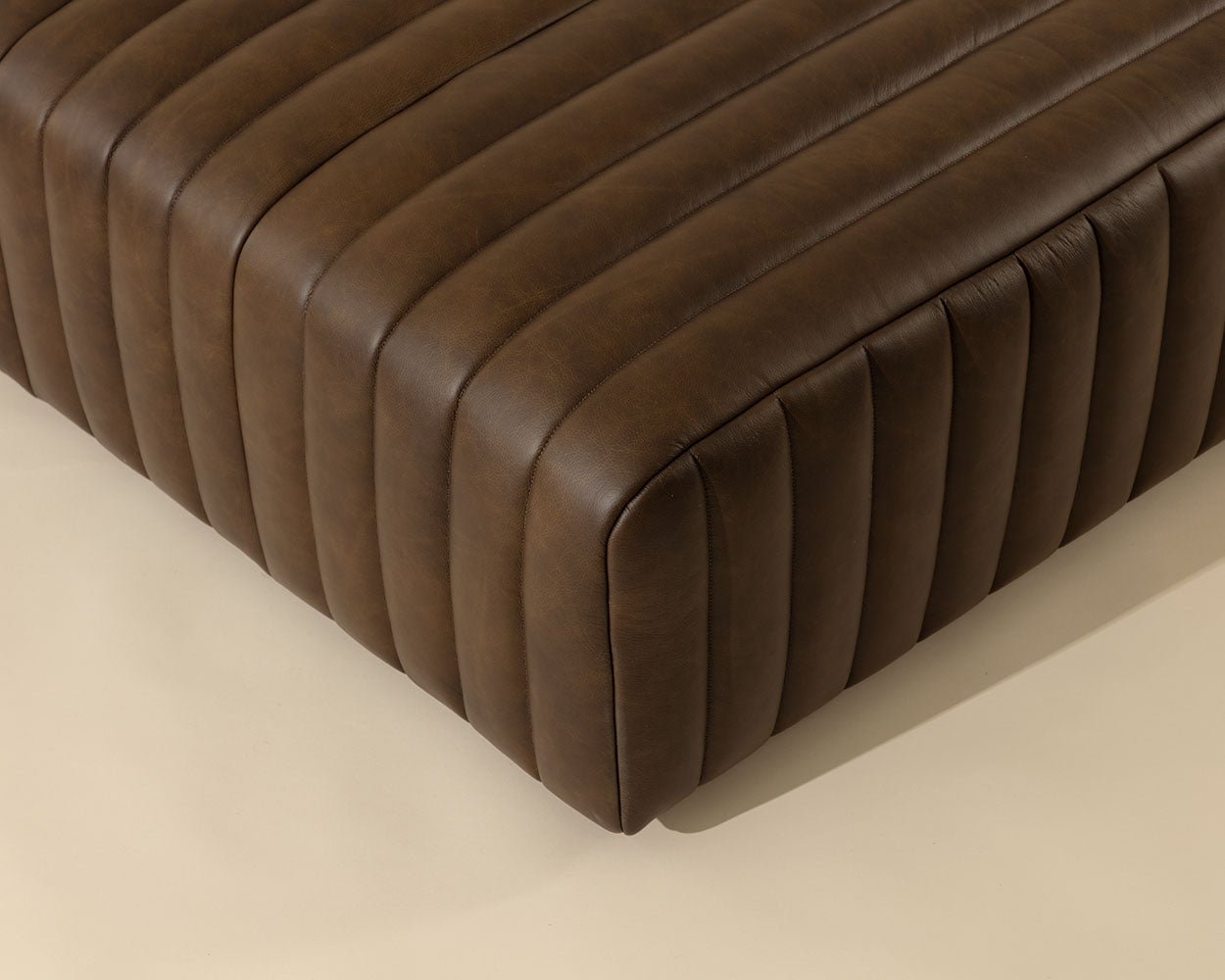 Lewin Ottoman - Square Eastwood Saddle - Image 3