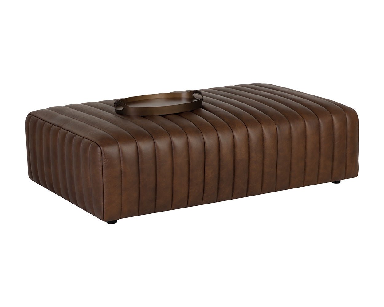 Lewin Ottoman - Rectangular Eastwood Saddle - Image 4