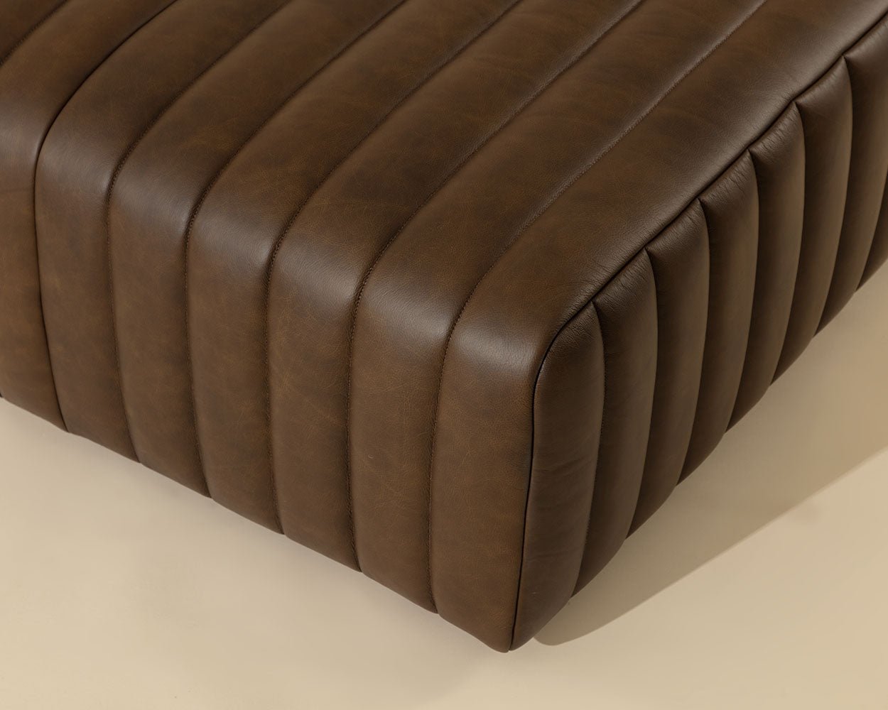 Lewin Ottoman - Rectangular Eastwood Saddle - Image 3