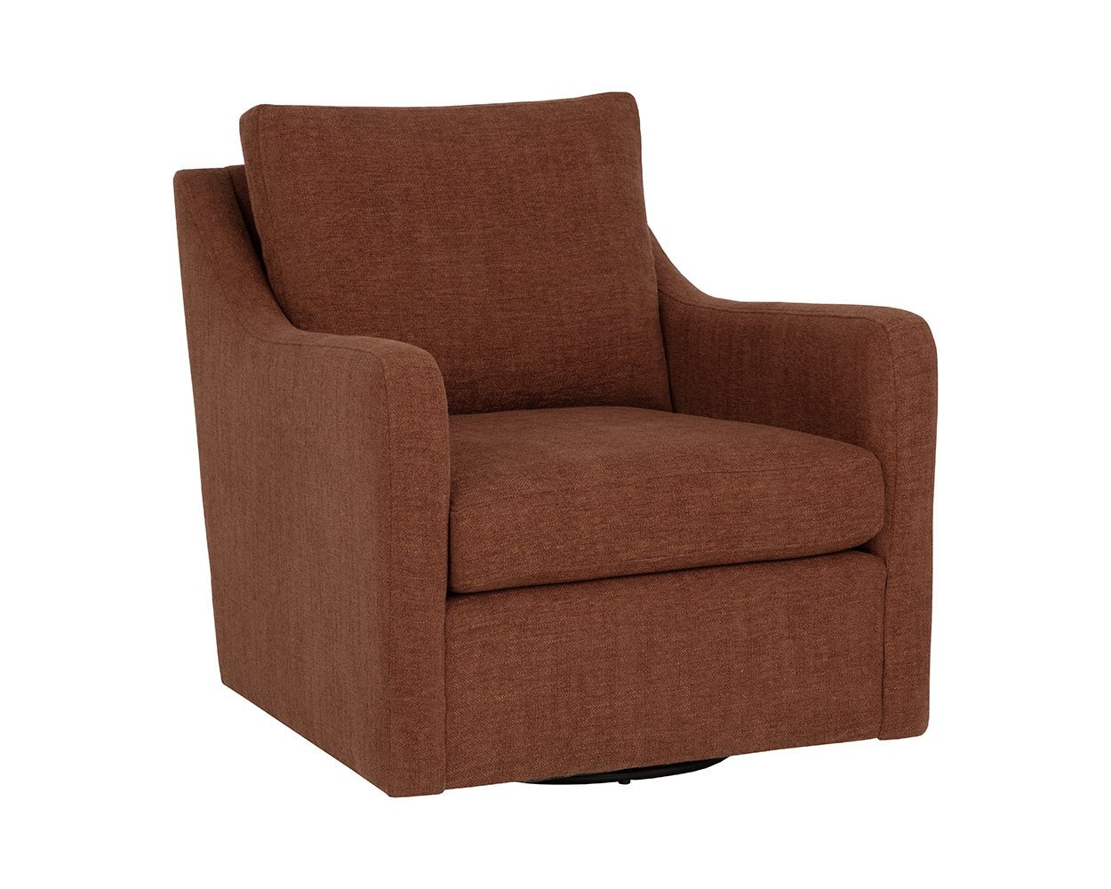 Brianna Swivel Lounge Chair Rhine Russet - Image 4