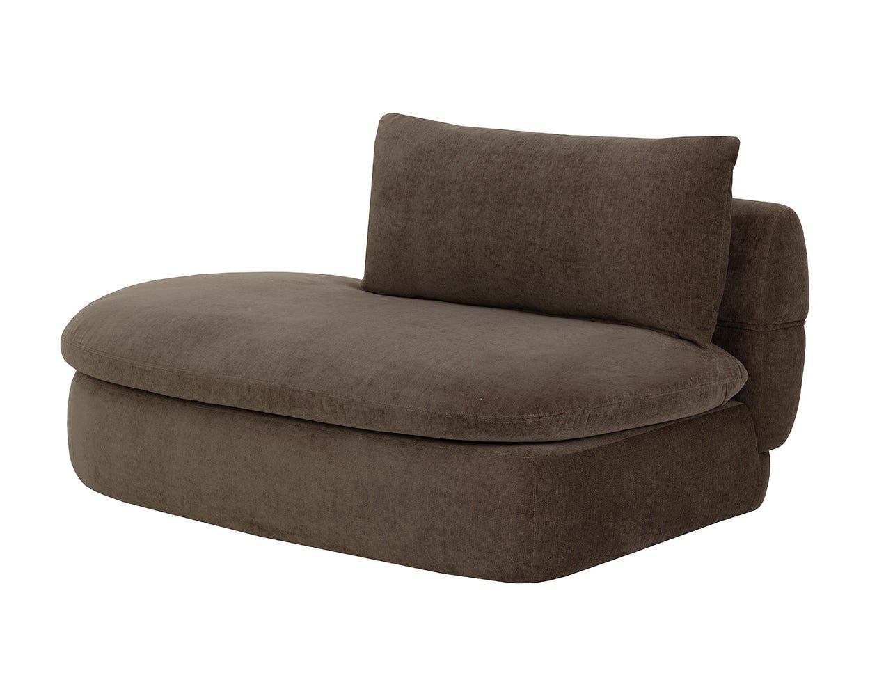 Oressa Modular - Left Chaise Danny Dusty Brown - Image 3