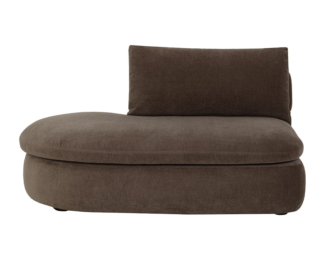Oressa Modular - Left Chaise Danny Dusty Brown - Image 4
