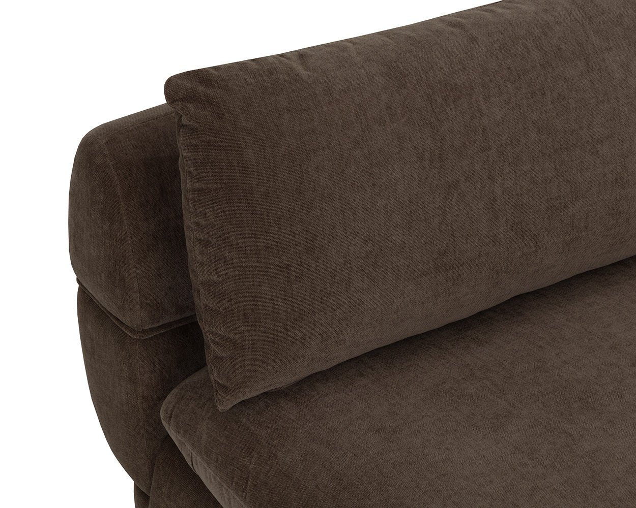Oressa Modular - Left Chaise Danny Dusty Brown - Image 6