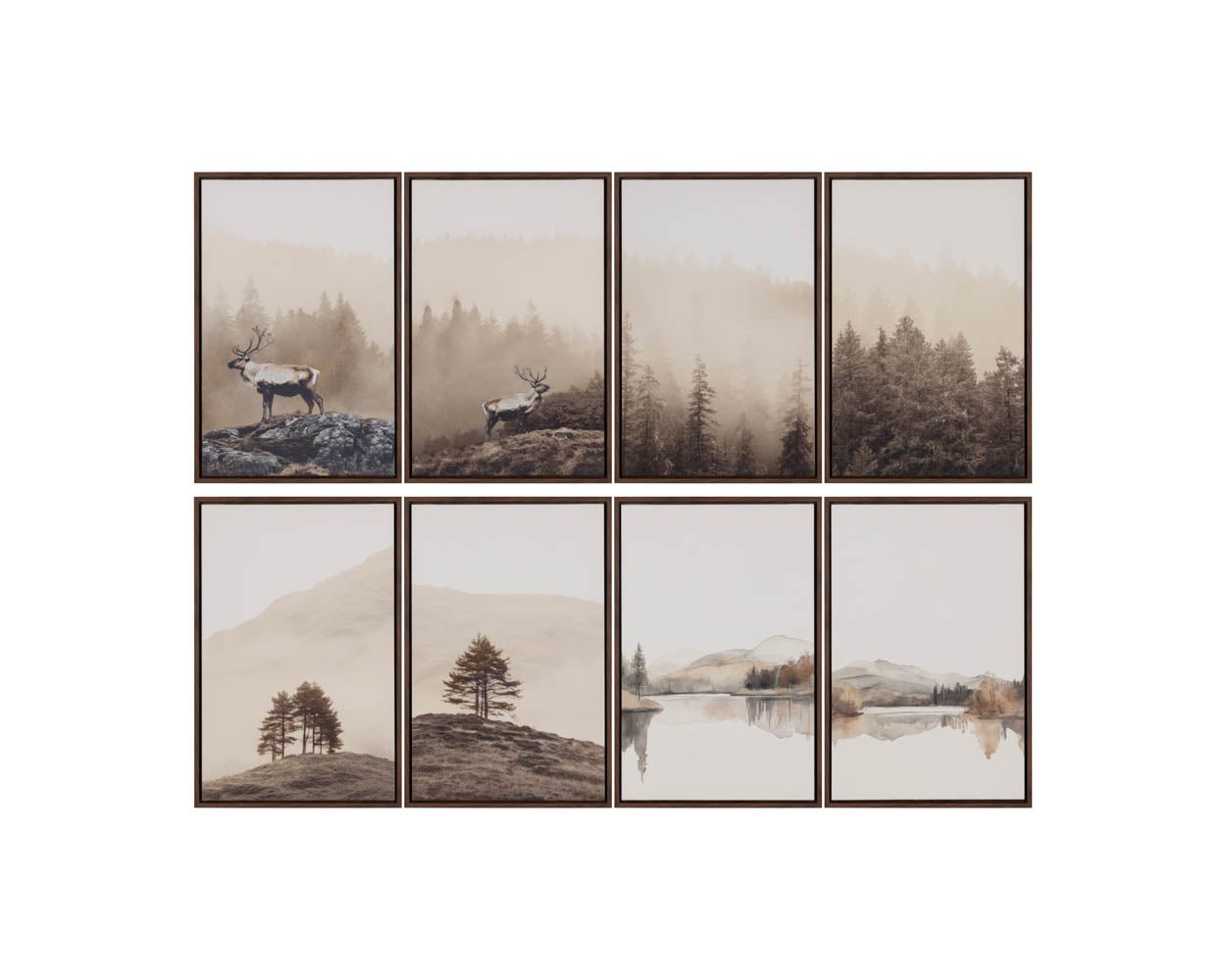 Into The Wild I - 20" X 30" - Brown Floater Frame Brown - Image 11
