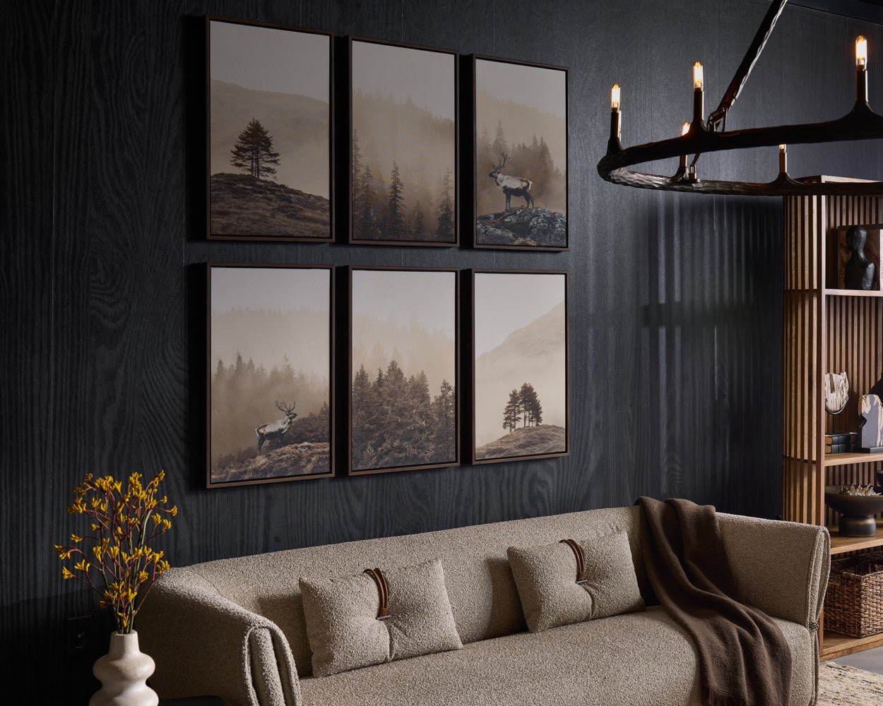 Into The Wild II - 20" X 30" - Brown Floater Frame Brown - Image 4
