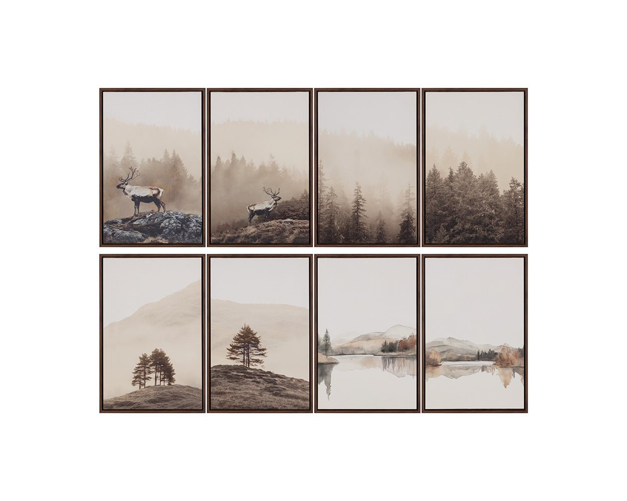 Into The Wild II - 20" X 30" - Brown Floater Frame Brown - Image 12