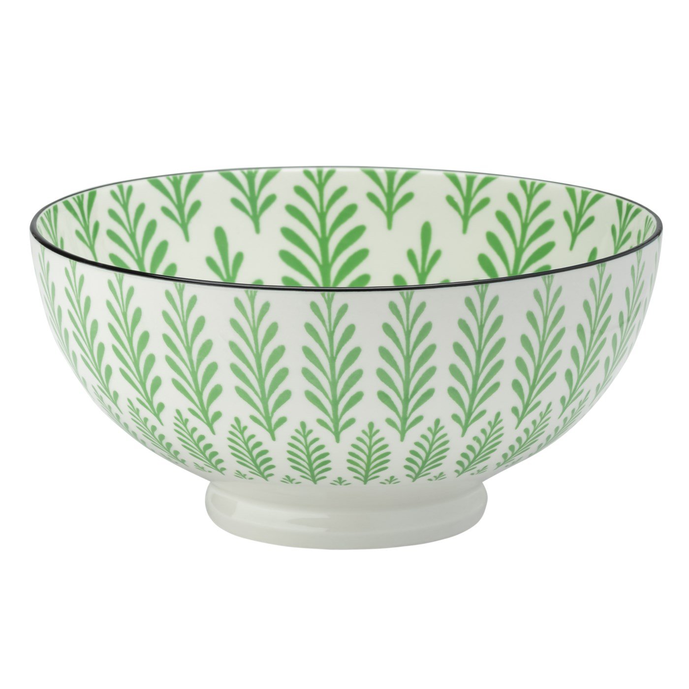 Kiri Porcelain 56 oz 8 Inch Diameter Bowl - Green Cyprus - Image 4