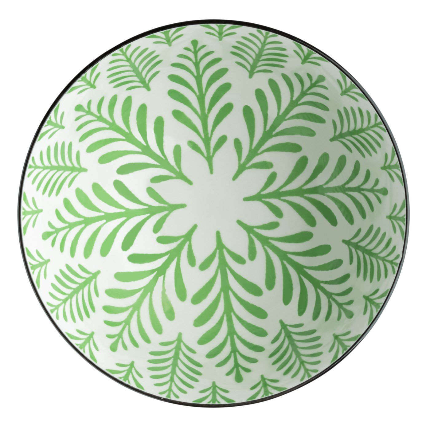 Kiri Porcelain 56 oz 8 Inch Diameter Bowl - Green Cyprus - Image 2