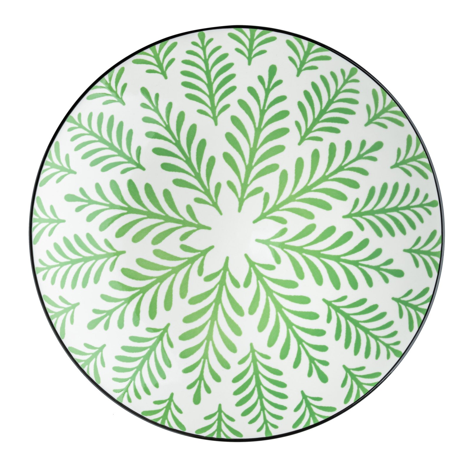 Kiri Porcelain 8.5" Side Plate - Green Cyprus