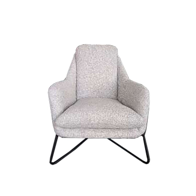 Romeo Lounge chair - Light Grey Tweed