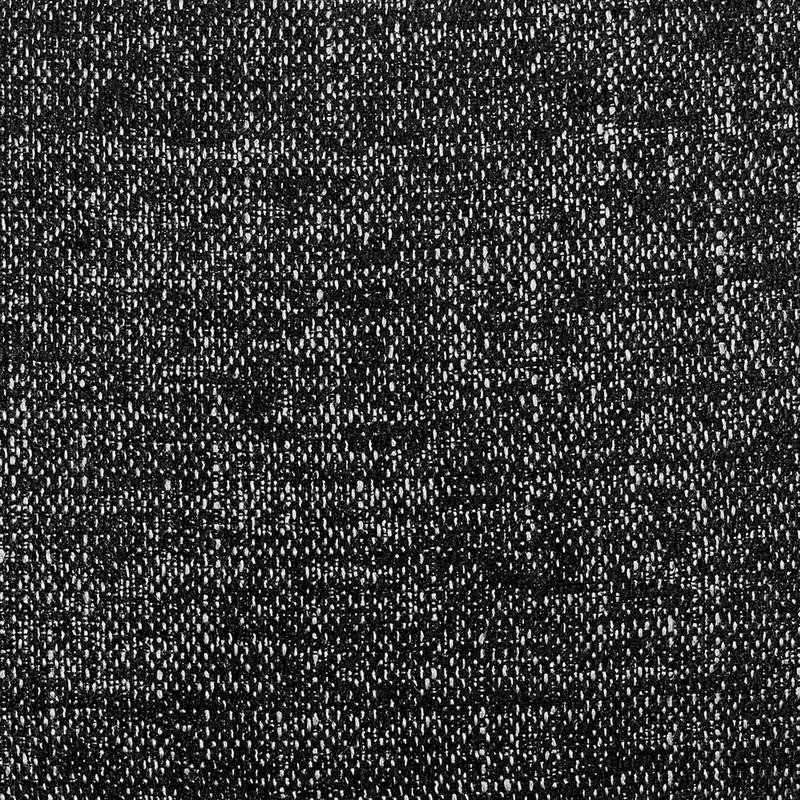 Linnea Armchair In Black Fabric with Matte Black Frame and Legs - Image 6