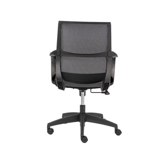 Airi Office Chair in Black Mesh and Fabric with Black Frame - Image 5