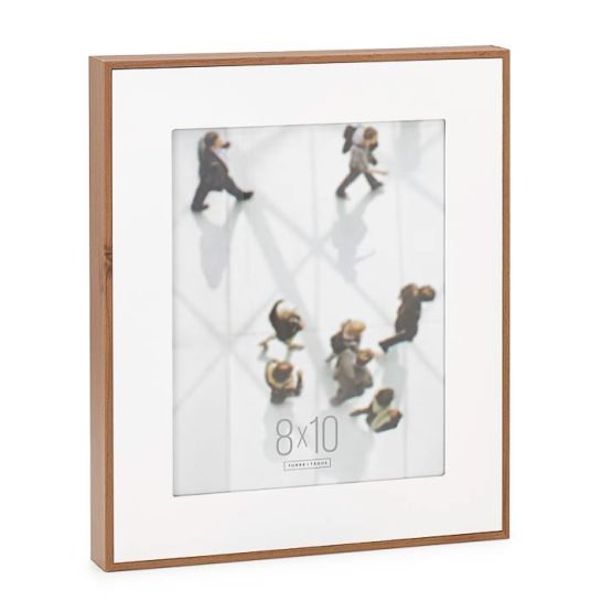 Boulevard Walnut Veneer 8x10 Inch Photo Frame with Matte
