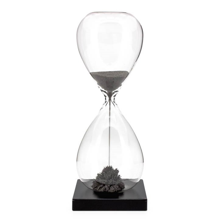 Magnetic Sand 60 Second 8 Inch Tall Hourglass