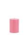 Prime Palm Wax Pillar Candle 3x4 - Pink