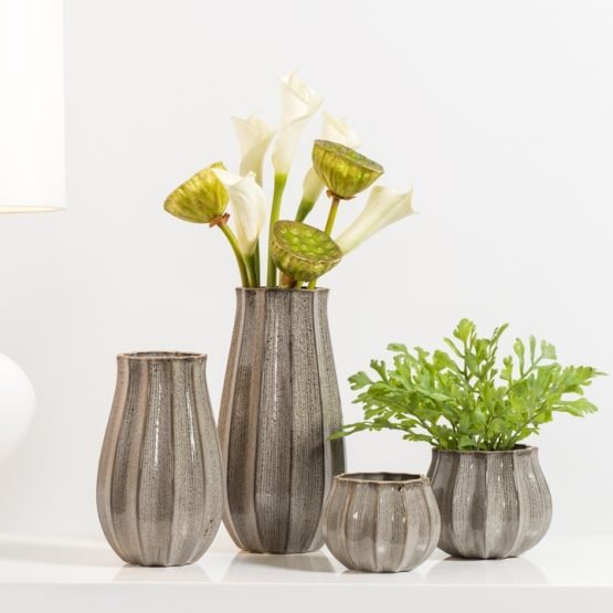 Crocus Ceramic 5.5"  Diameter Reactive Glaze Drop Pot Planter - Image 2