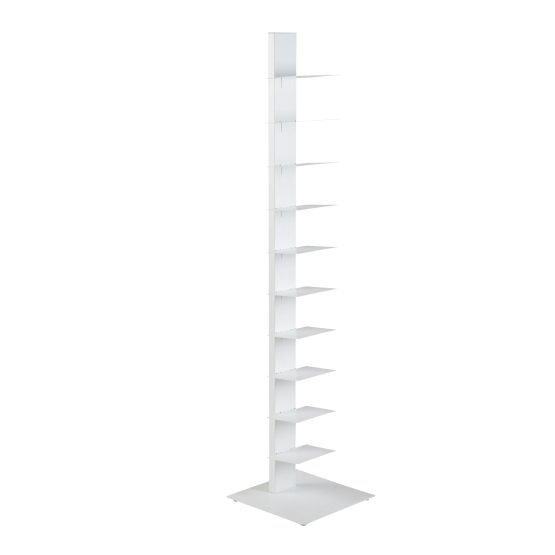 Sapiens Bookcase/Shelf/Shelving Tower in White - Image 3