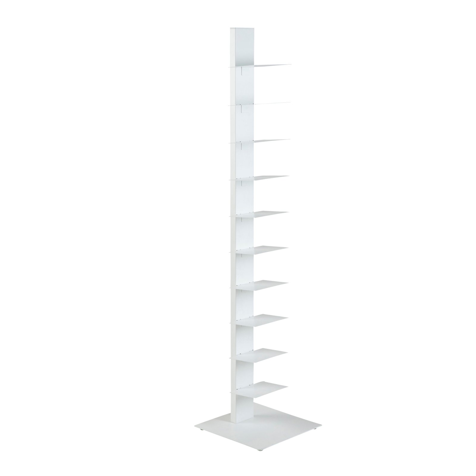 Sapiens Bookcase/Shelf/Shelving Tower in White - Image 4