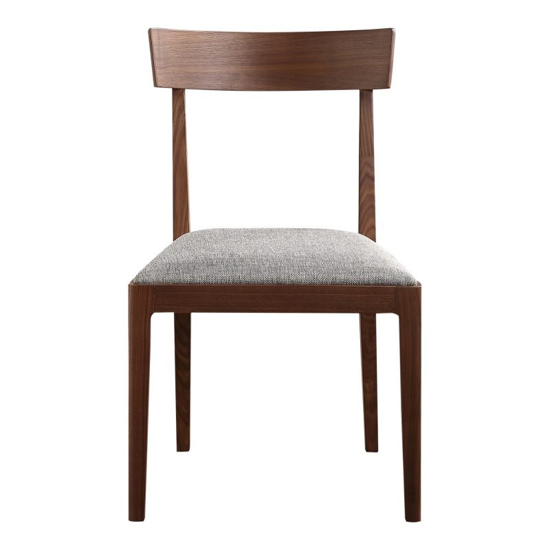 LEONE DINING CHAIR WALNUT BROWN - SET OF TWO NATURAL