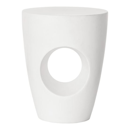 AYLARD OUTDOOR STOOL CREAM WHITE