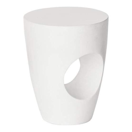 AYLARD OUTDOOR STOOL CREAM WHITE - Image 2