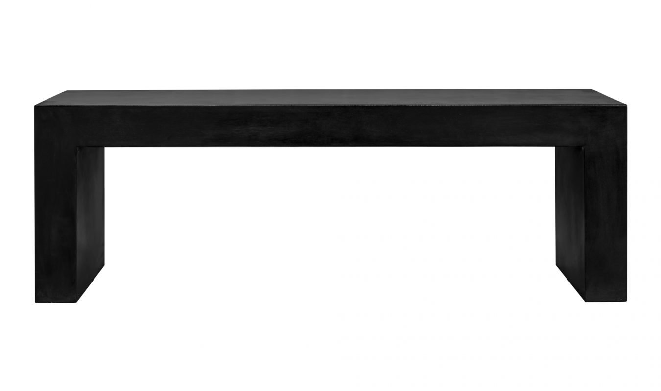 LAZARUS OUTDOOR BENCH BLACK