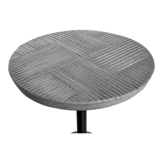 FOUNDATION OUTDOOR ACCENT TABLE DARK GREY - Image 2